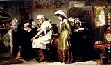 Famous Visit Paintings - A Visit To The Old Soldier